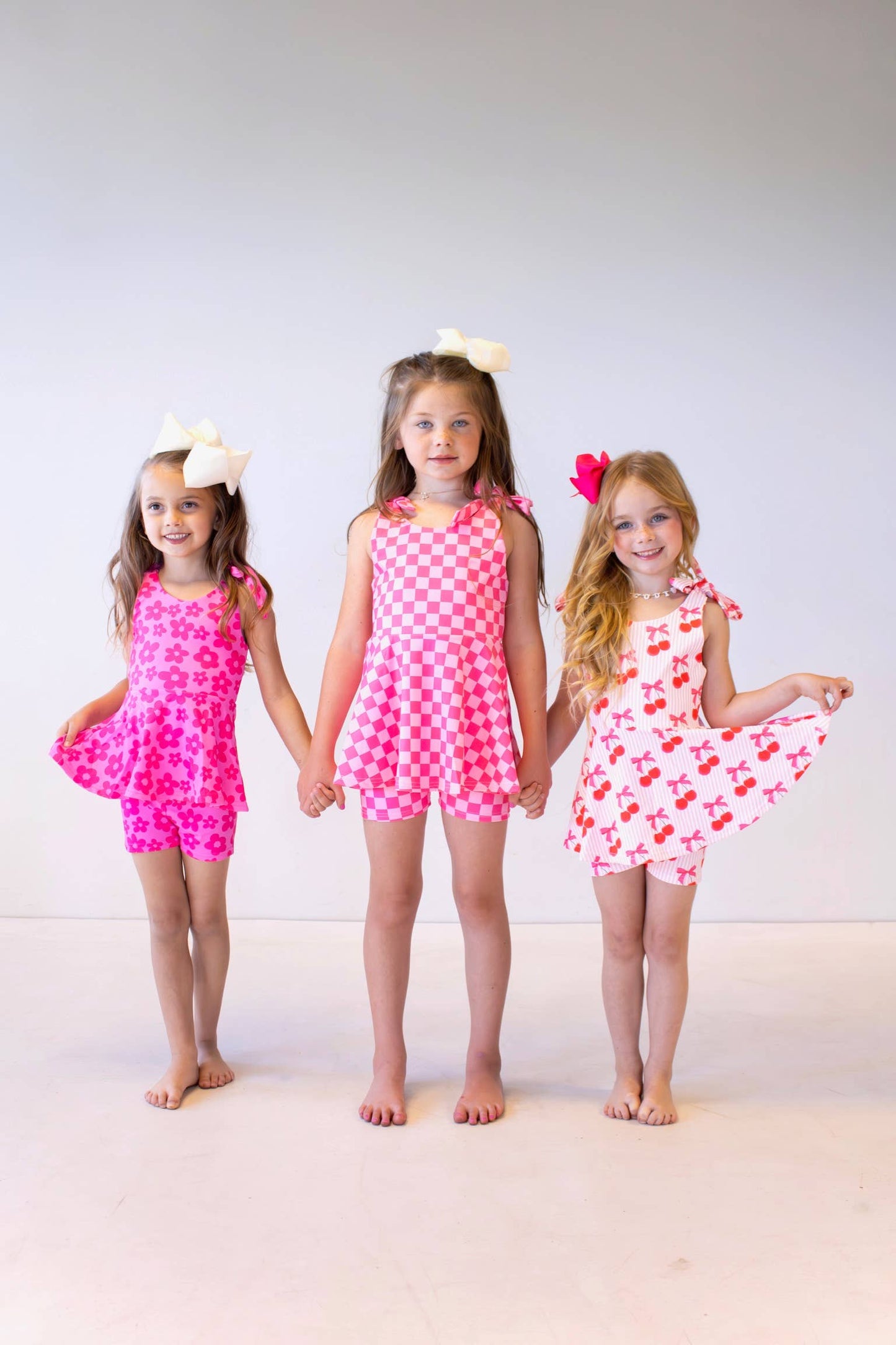 Babydoll Tee & Shorts Set- Pop of Pink