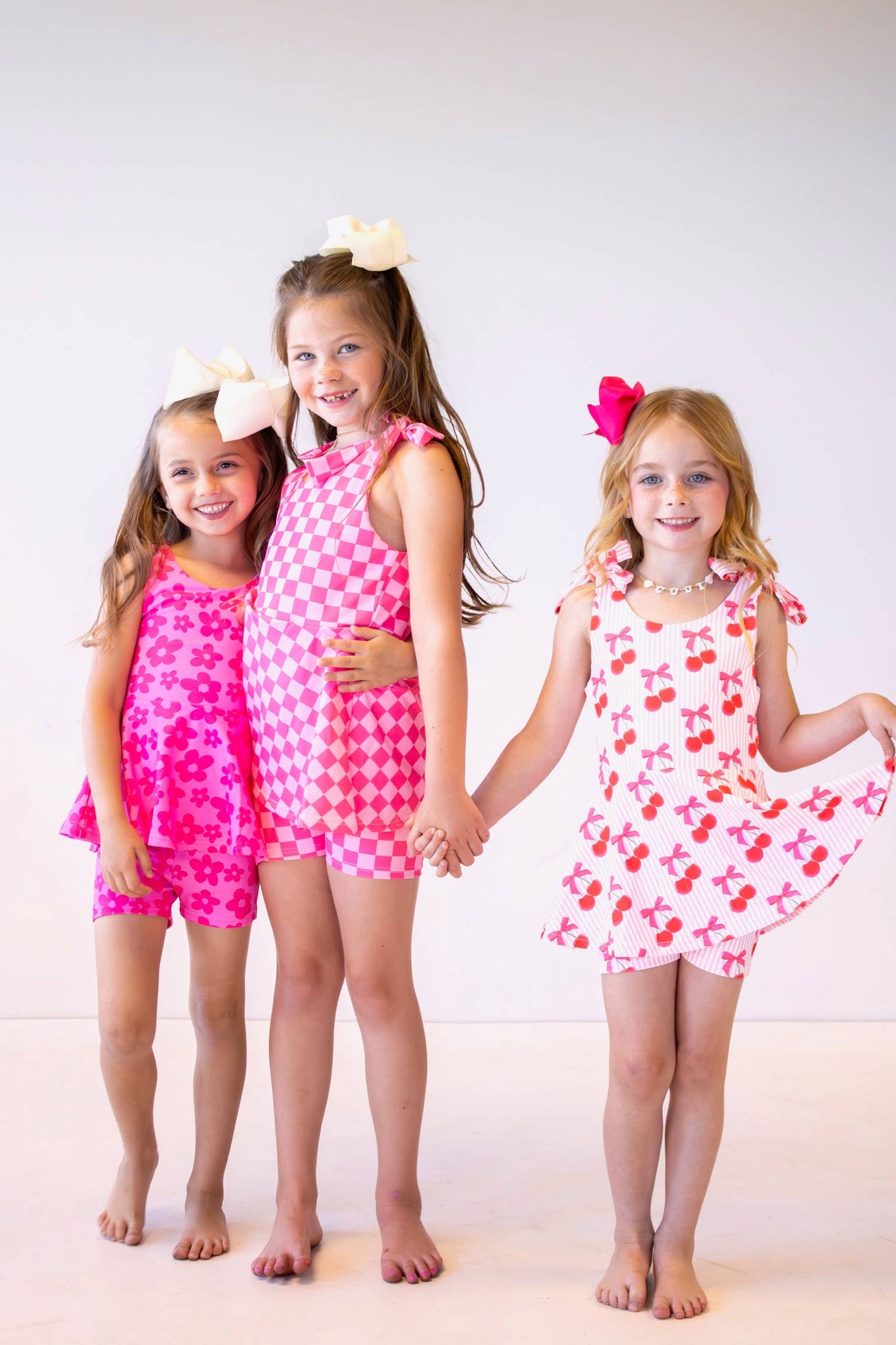 Babydoll Tee & Shorts Set- Cherry Pop