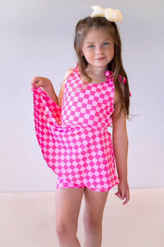 Babydoll Tee & Shorts Set- Pop of Pink