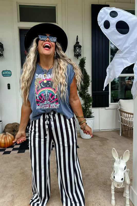 PREORDER- VERTICAL VIBES STRIPE PANTS